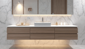 wood vanity