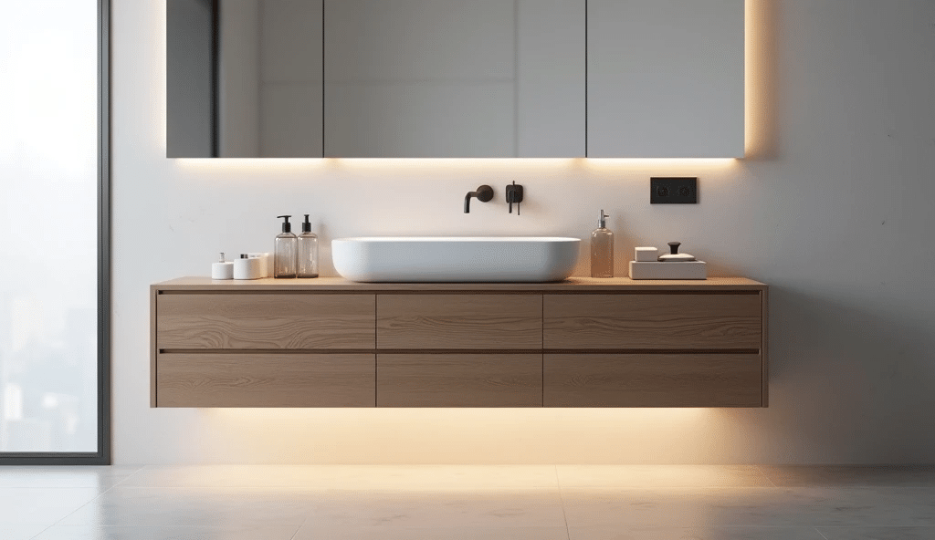 wood vanity