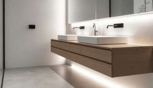 wood vanity
